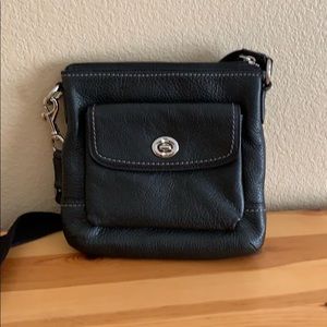 Small Coach leather bag